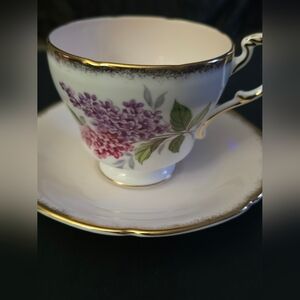 Rare Estate Sale Pink And White Lilac Paragon Vintage Cup And Sacuer